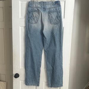 Mother Denim high waisted tunnel vision sneak jeans